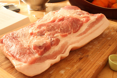 pork belly slab